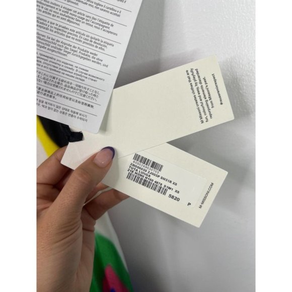 Missoni Zigzag Print Wide Leg Side Pocket Jumpsuit Women's Multi Size: XS NWT - Picture 7 of 11